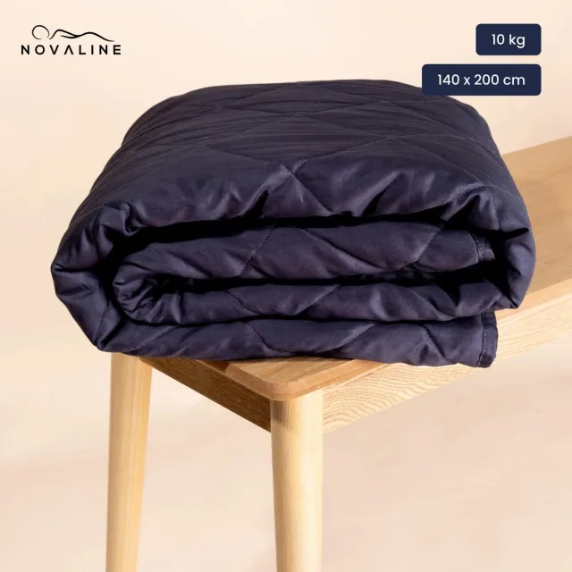 Novaline verzwaringsdekens - Weighted blanket - Volwassenen - Verzwaringsdeken - 1 persoons dekbed - 10 kg - 140 x 200 cm