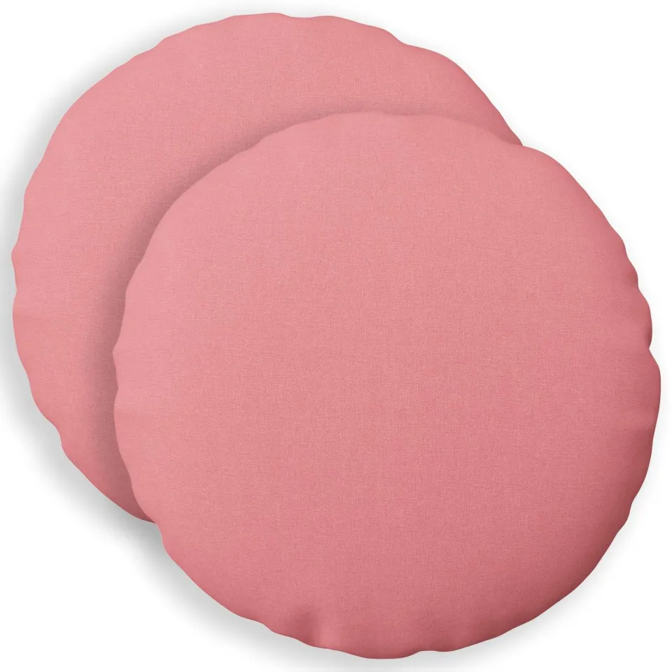 vidaXL Kussensloop 2 st HEERLEN Roze Dia. 60 cm Stof, foto 3