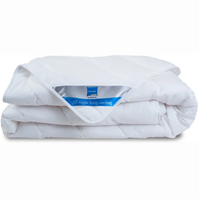 Vitality Pur Cool Night Zomderdekbed - 140x220 - Eenpersoons – Verkoelend, Lichtgewicht & Ademend – Aerelle® Advansa Vezel – Perfect Voor Warme Nachten wit