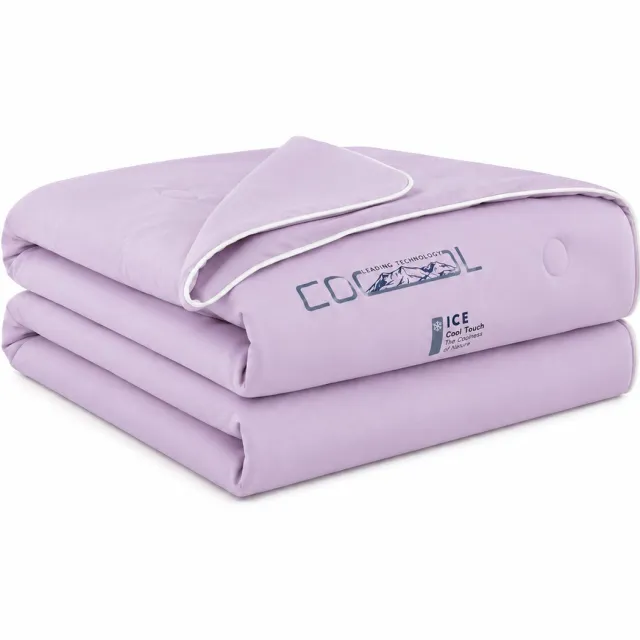MeiLun Home Frost Veil Koel Zomerdekbed zonder overtrek 200x230 cm – Dekbed – Lilac Haze – Zacht Lichtgewicht Dekbed