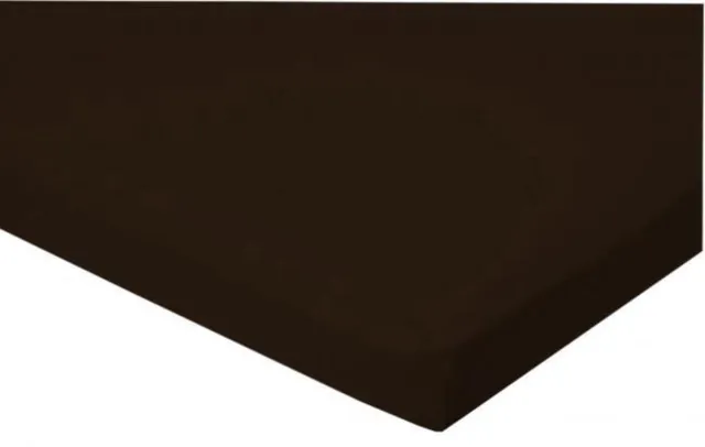 SENZATIONE katoen satijn Hoeslaken Pure Chocola - 200x220+30