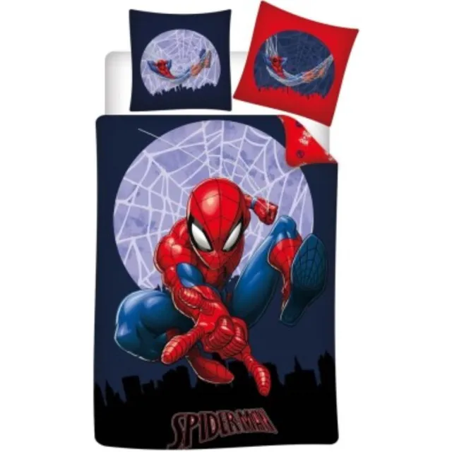 Spider-Man Dekbedovertrek Moon - Polykatoen Multicolor