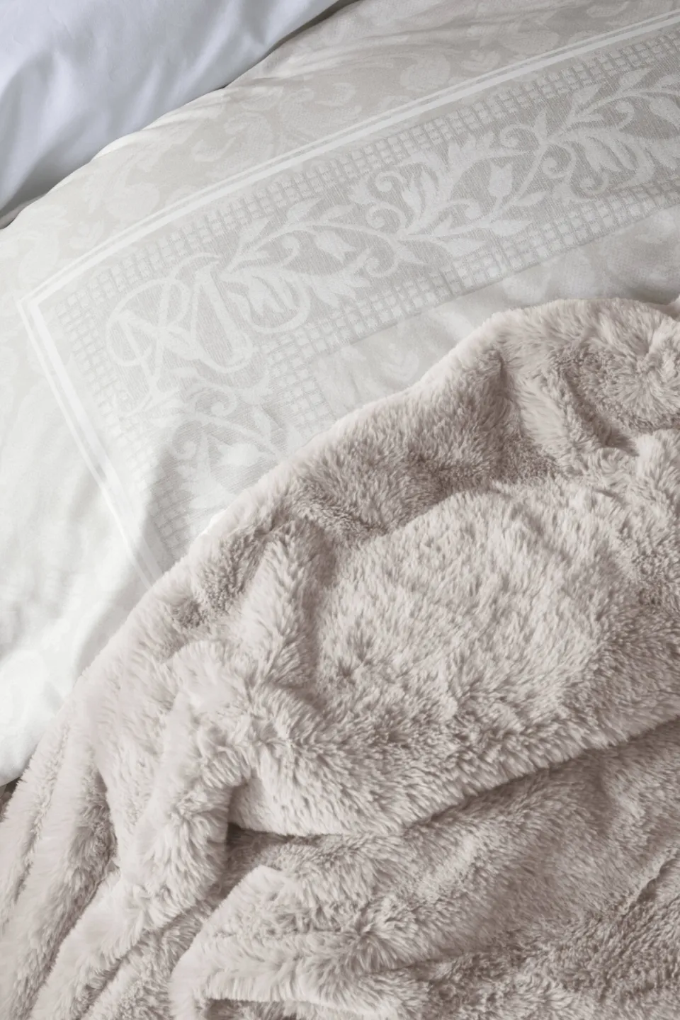 Riviera Maison plaid beige, foto 4