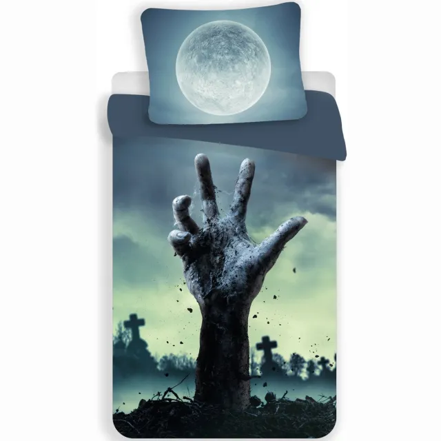 Sweet Home Dekbedovertrek Zombie- 140 X 200 cm - 70 x 90 cm Multicolor