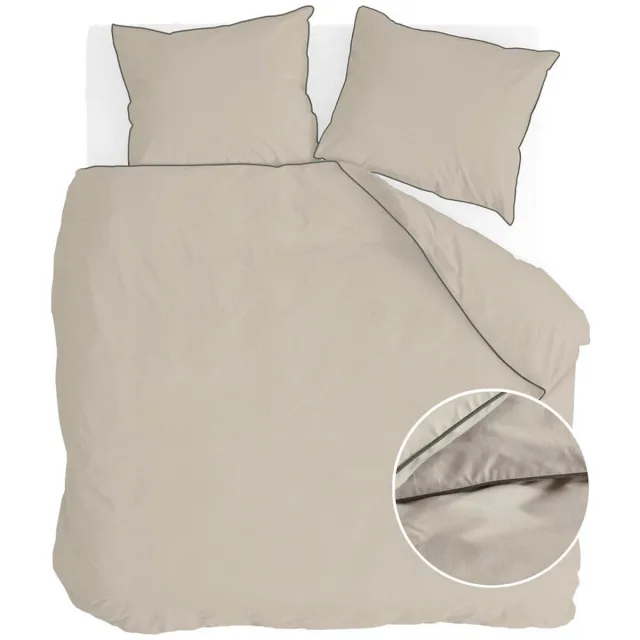 Walra Dekbedovertrek Sweet Softy - 200x220 - 100% Katoen - Zand