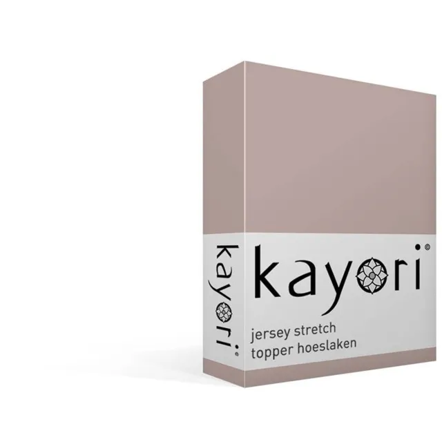 kayori Shizu jersey stretch topper hoeslaken - Extra breed - Lila