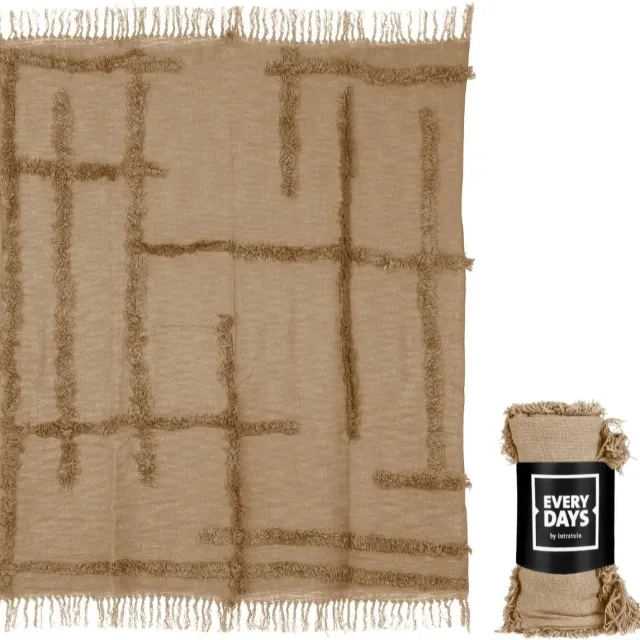 Every days Filip Plaid beige 180x130cm