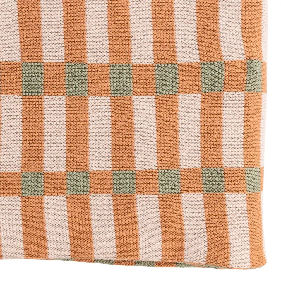 WOOOD Vola plaid oranje, foto 3