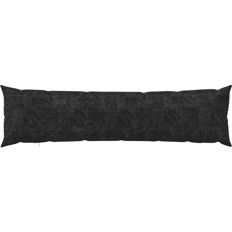 vidaXL Kussensloop 2 st HEERLEN Antraciet 40 x 145 cm Chenille Stof, foto 4