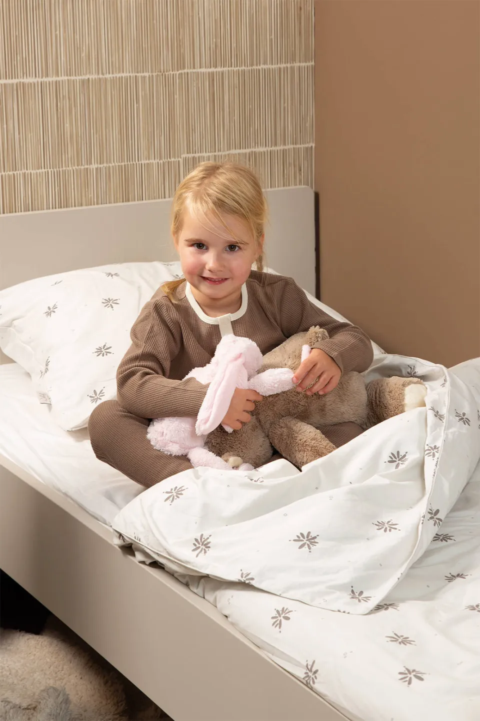 Witlof for kids Tuck-Inn dekbedovertrek kinderbed Little Charm ecru/grijs, foto 5