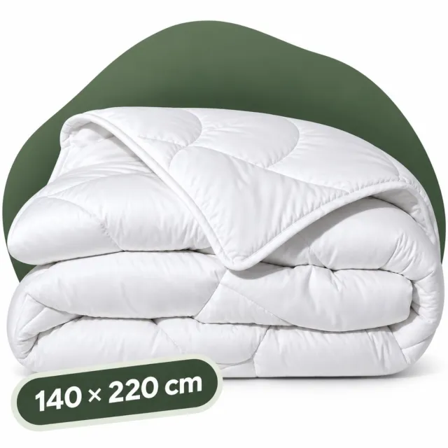 Sleeps All Year Dekbed Enkel 140x220 cm - Anti Allergie Dekbed - Super Zacht en Soepel - Eenpersoons Dekbed Wit