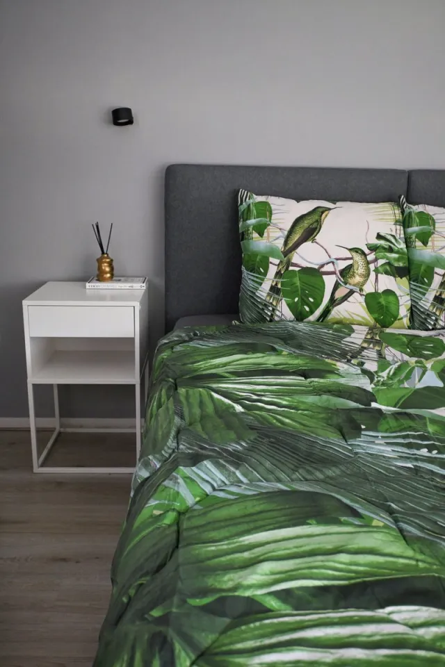 Valking Dekbed Zonder Overtrek Jungle Jumina | Easy Dekbed Uni Onderzijde | 240 x 220 cm + 2 kussenslopen