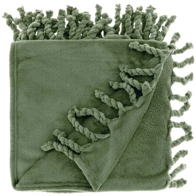 Unique Living plaid Lieke pesto Groen