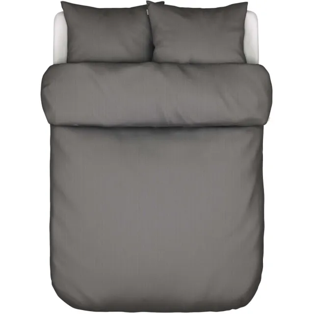 Marc O'Polo Senja Dekbedovertrek Biologisch Katoen Antraciet - Lits-Jumeaux XL – 260x200/220 cm
