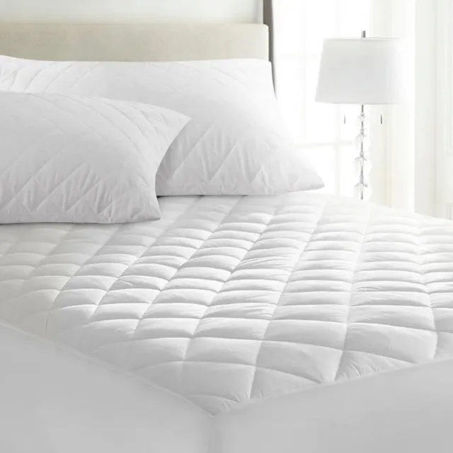 Famanu Extra diepe microvezel matrasbeschermer voor tweepersoonsbed, anti-allergie uitvoering