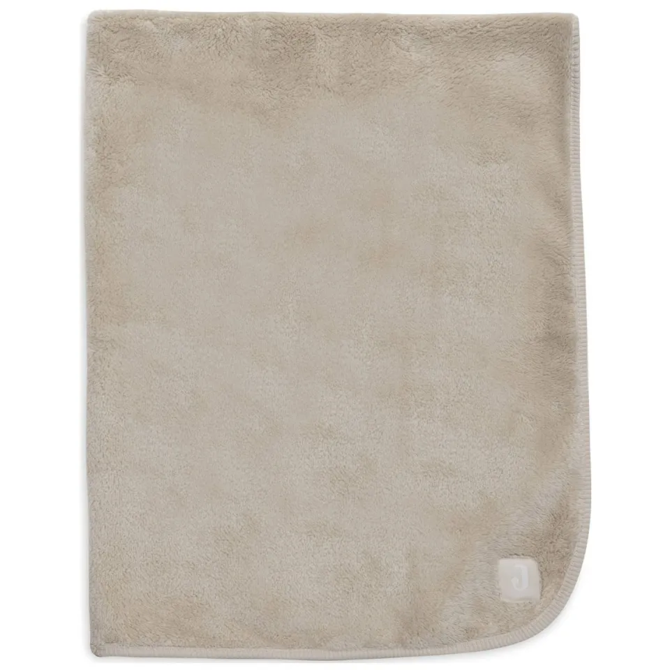 Jollein wiegdeken Basic Jersey/Sherpa Warm Sand beige, foto 3