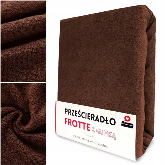 LOZKOHOLICY.PL Hoeslaken Frotte 80x160 cm met Elastiek – Zacht & Ademend beige