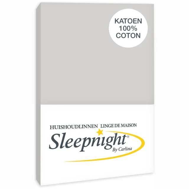 Sleepnight Lakenset Katoen Grijs - 1 kussensloop - [Grijs]