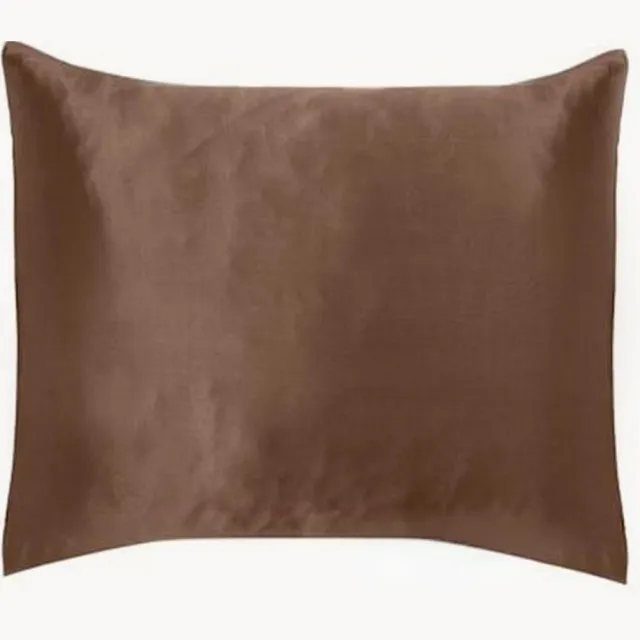 Sichou 22 Momme 6A Premium moerbeizijden kussensloop Artio Bruin