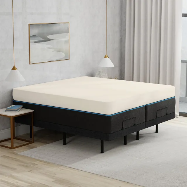 Happybed Villa Park - Jersey Hoeslaken - Creme / 200x200
