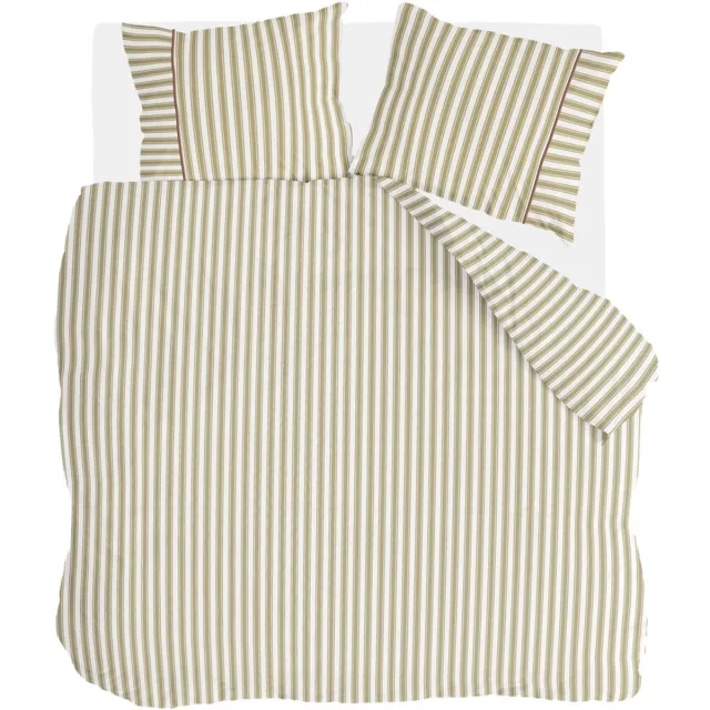 Walra Dekbedovertrek Refined Lines - 240x220 - Groen