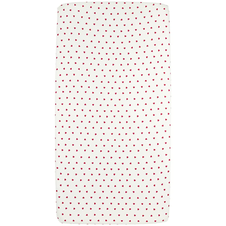 Meyco junior bed hoeslaken Sweet Heart white/red, foto 2
