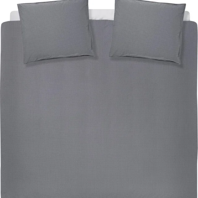 Damai Jujika Dekbedovertrek - Katoen - Lits-jumeaux - 240x200/220 cm - Grey