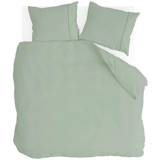 Walra Dekbedovertrek Remade Uni Essence - 200x220 - 100% katoen - Groen