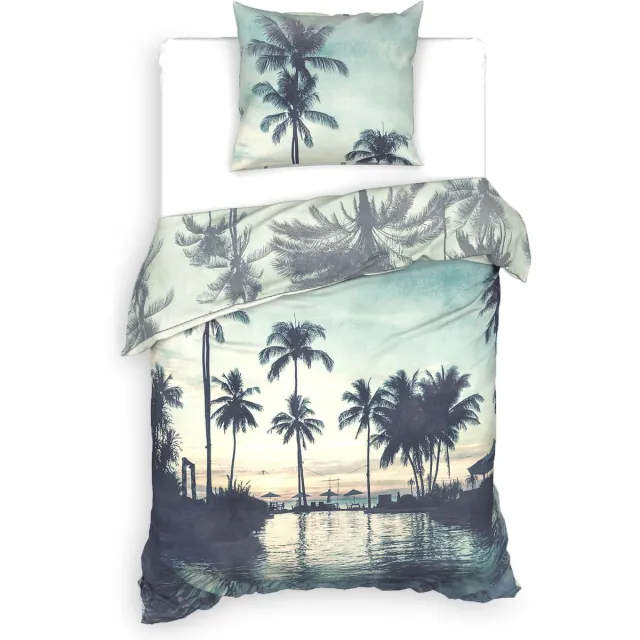 Heckettlane Heckett & Lane dekbedovertrek Aurora (Grey)-140x200/220 cm