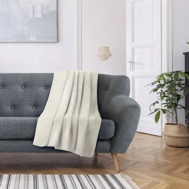 AmeliaHome Zacht Plaid Deken voor Slaapkamer - Warm & Comfortabel 150x200 cm