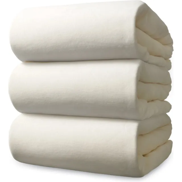 Ten Cate Hoeslaken - Hoeslaken 160x200 - Hoeslakens - Badstof Hoeslaken - Badstof Hoeslaken 160x200 - Velours - Geschikt voor boxspring en matras - Hoekhoogte 25cm - Elastiek Rondom - Naturel