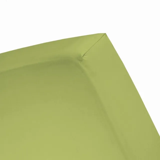 Damai Hoeslaken (tot 25 cm) - Katoen - 160/180 x 200/210 cm - Lime