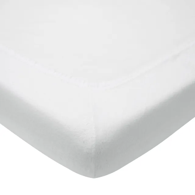 Meyco katoenen molton kinderhoeslakenbed 70x140/150 cm Wit