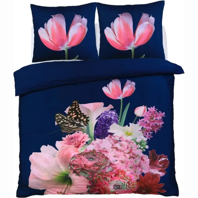 Husch Dekbedovertrek Spring Flower - 240x200/220 - Bloemen Violet