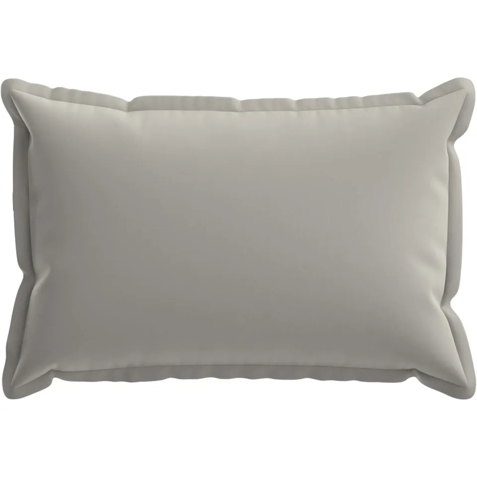 vidaXL Kussensloop 6 st HOUTEN Grijs 50 x 75 cm Polyester
