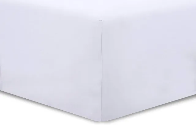 JGS ® Fitted Laken voor Perfecte Pasvorm en Comfort - 140x190cm - Katoen - Wit