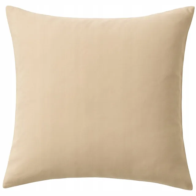 Fitizzio Katoenen Kussensloop 40x40 cm met Rits - Beige