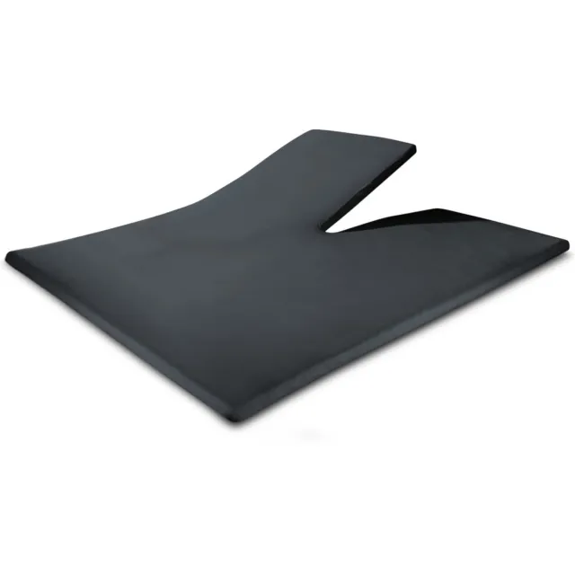 Dreamhouse Sleeptime Splittopper Jersey Hoeslaken - Tweepersoons 180x200 cm - Stretch - Antraciet