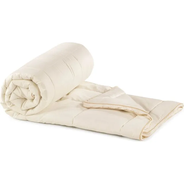 Vitapur Dekbed - Dekbed 200 x 200 cm - Dekbedden - Zomer en Winterdekbed - Bamboe - Ongebleekt katoen - All year - 200x200 cm Beige