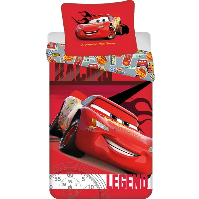 Disney Cars Dekbedovertrek Legend - Eenpersoons - 140 x 200 cm - Katoen Rood