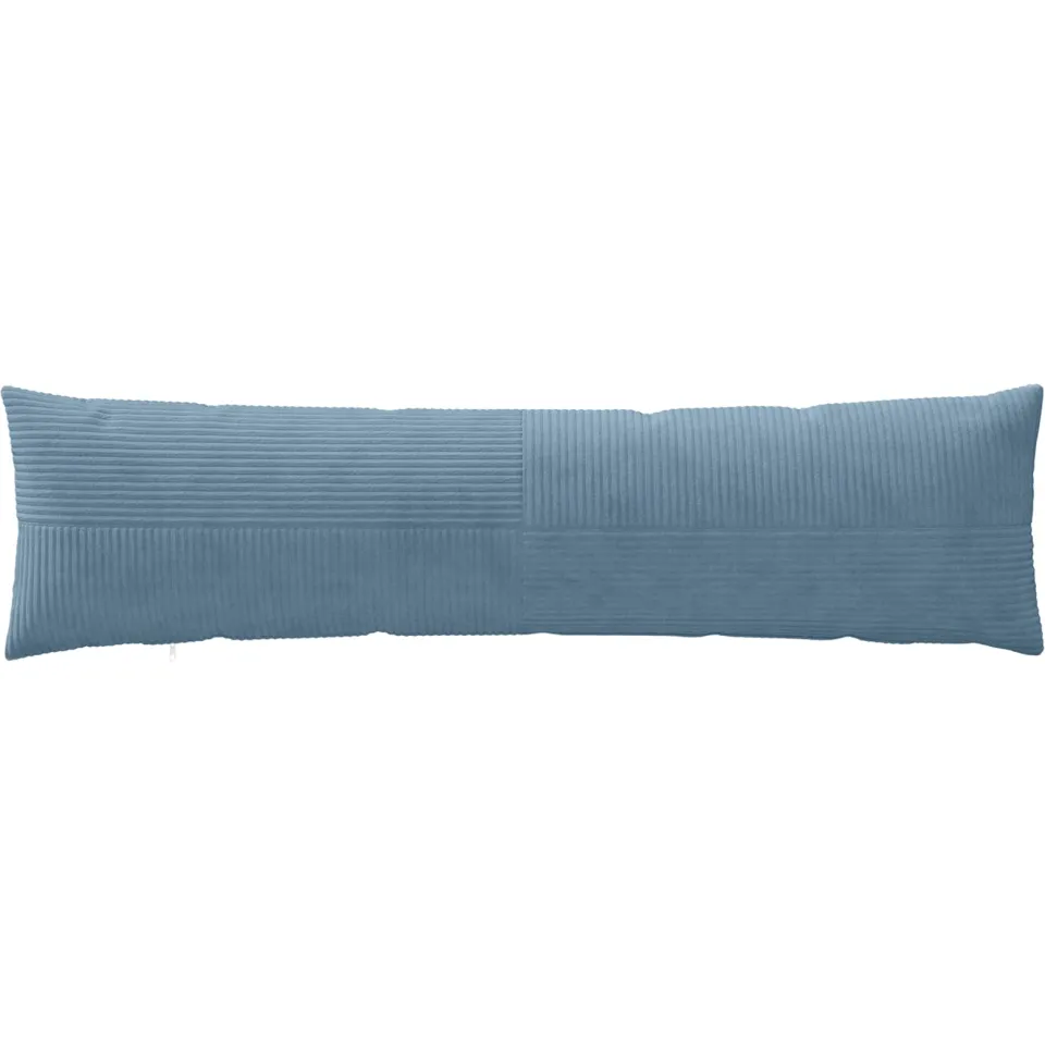 vidaXL Kussensloop ALMELO Blauw 40 x 145 cm corduroy