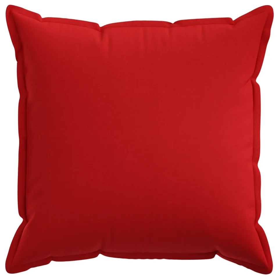 vidaXL Kussensloop 2 st HOUTEN Rood 65 x 65 cm Faux Linnen