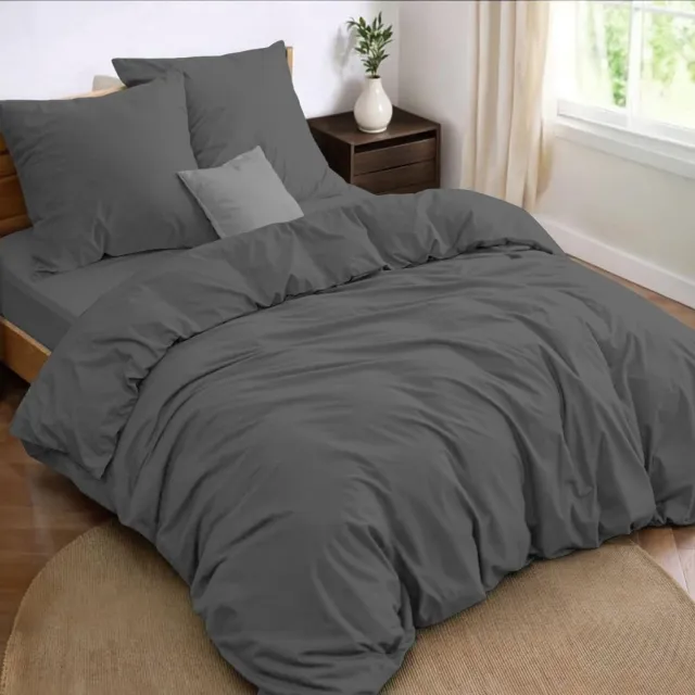 Gtb Dekbedovertrek 180x200 - Dekbedovertrek - Dekbed - Beige - 213cm x 180cm x 45cm Grijs