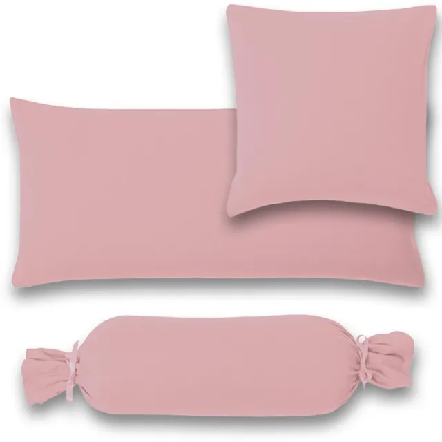 Estella 620 - Kussensloop - Jersey - 40 x 80 cm - 100% Katoen Paars