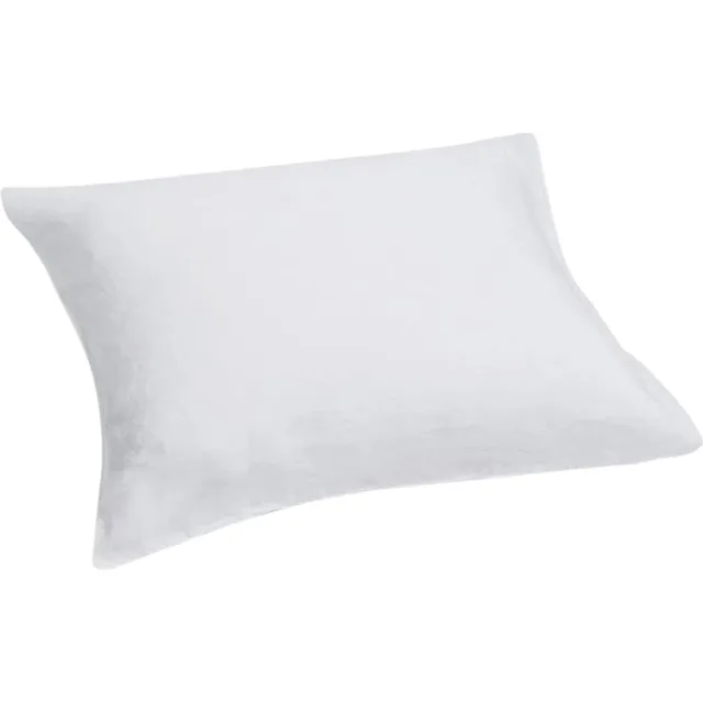 Yumeko kussensloop gewassen linnen wit 60x70 - Biologisch & ecologisch - 1 stuk Pure White