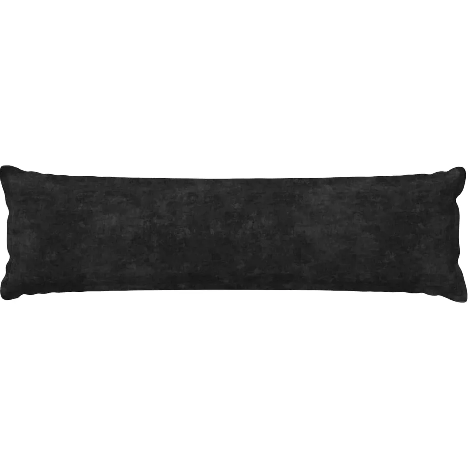 vidaXL Kussensloop 2 st HOUTEN Antraciet 40 x 145 cm Chenille Stof, foto 3