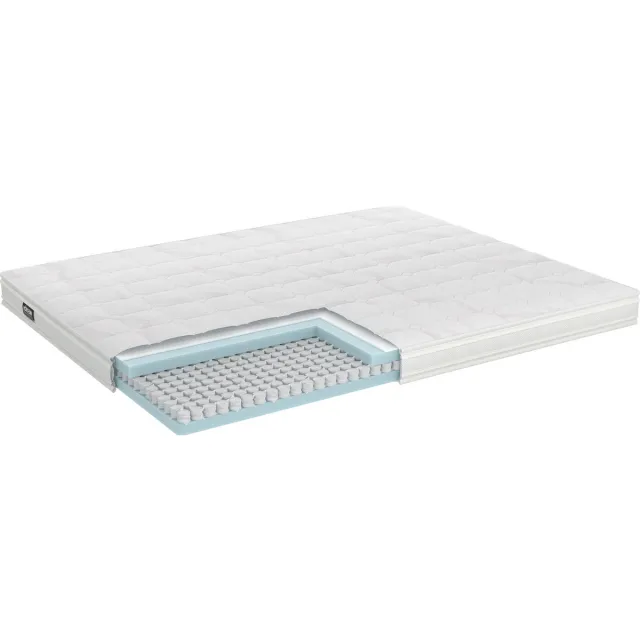 Mörgenn Luxe Microsense Topper Stevig - Micropocketvering - ca. 12cm - 90x210 cm Wit