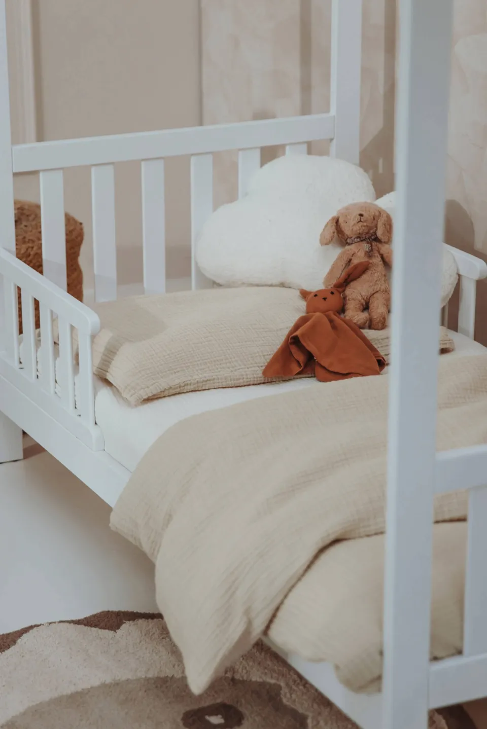 Meyco hoeslaken juniorbed pre-washed hydrofiel offwhite 70x140cm, foto 4