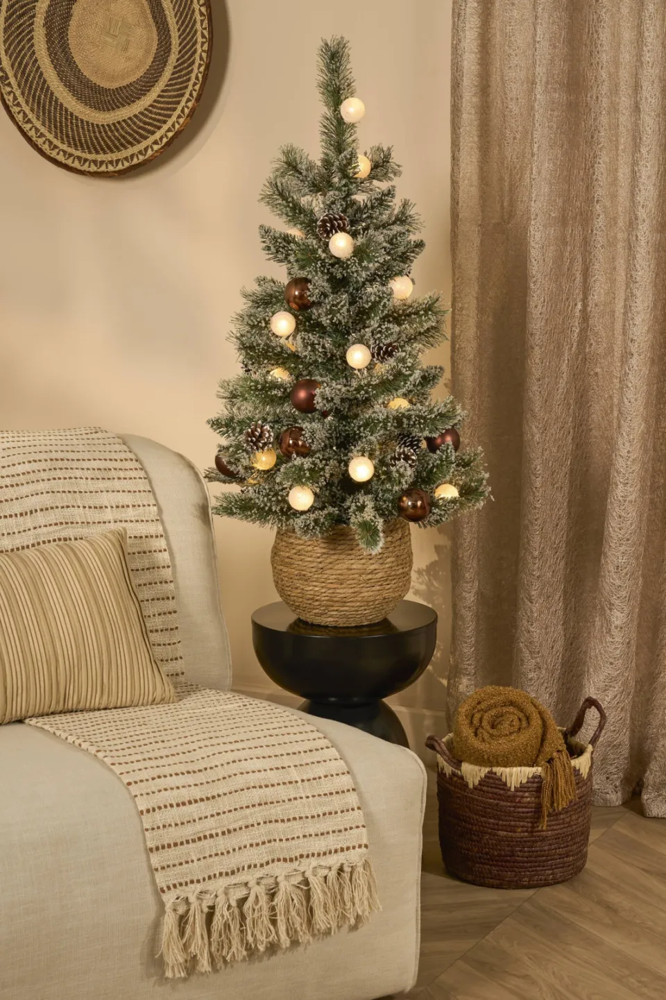 Mica Decorations plaid Ula off white, foto 2