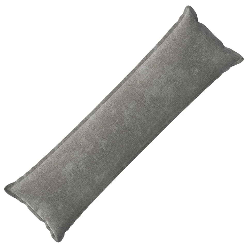 vidaXL Kussensloop HOUTEN Donkergrijs 40 x 145 cm Chenille Stof, foto 3